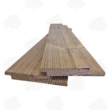 Redwood Thermowood Channel Siding Cladding Sample